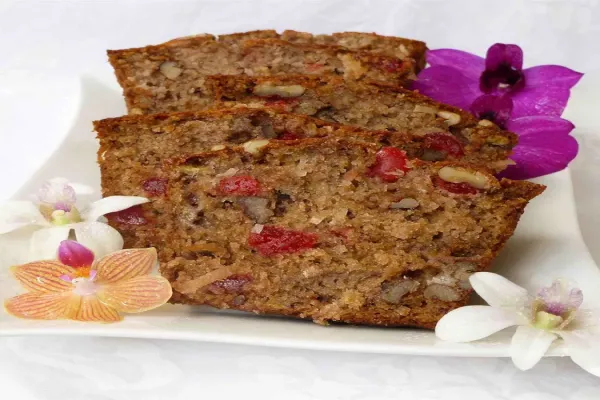 Banana Bread with Oat Streusel Topping