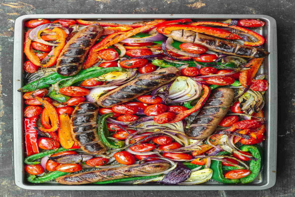 Italian Chicken Sausage and Peppers