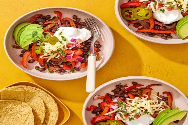 High Protein Black Bean Breakfast Bowl No Eggs