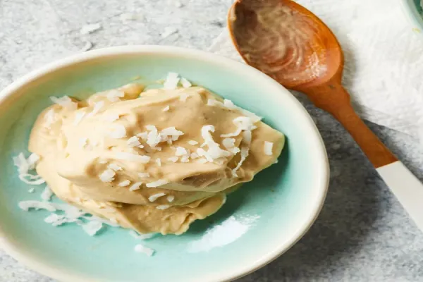 2 Ingredient Peanut Butter Banana Ice Cream