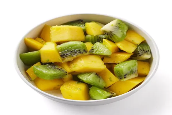 Mango & Kiwi with Fresh Lime Zest