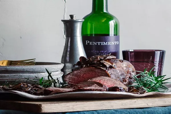 Beef Tenderloin with Cabernet Mushroom Sauce
