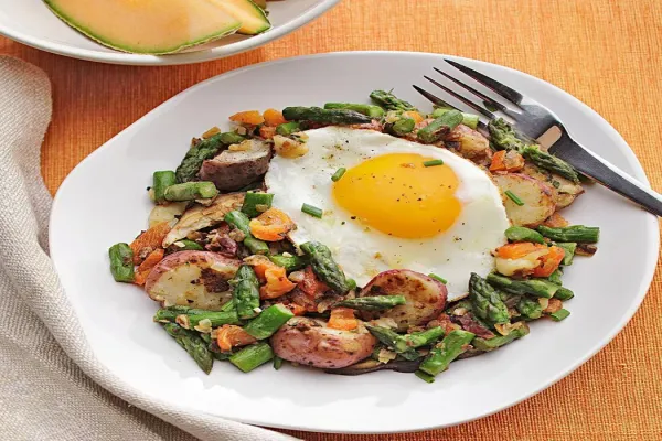 Potato Asparagus & Mushroom
