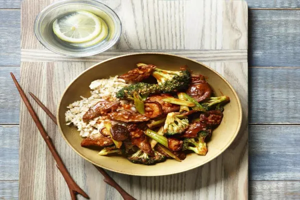 Broccoli Mushroom & Beef Stir Fry