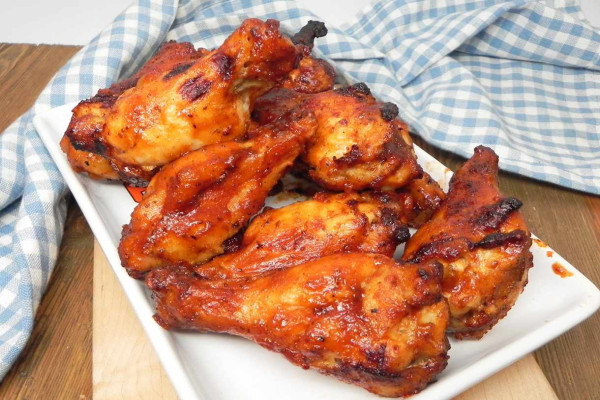 Air Fryer BBQ Chicken Drummies