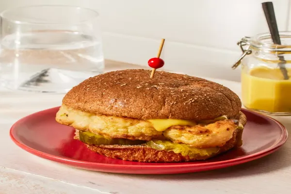 Copycat Chick fil A Fried Cauliflower Sandwich