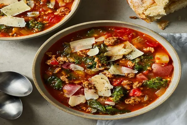Sausage Potato & Kale Soup