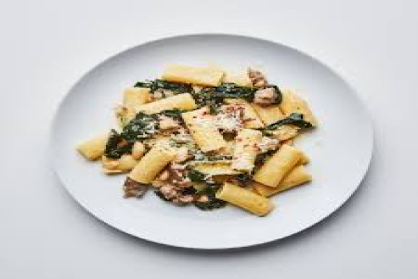 Bean and Sausage Rigatoni