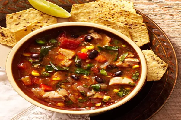 Spicy Vegetable & Chicken Soup