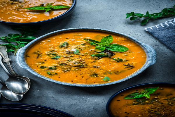 Slow Cooker Spaghetti Squash Soup