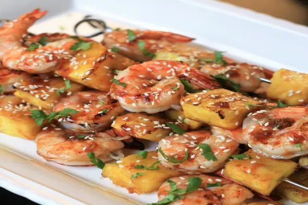 Teriyaki Grilled Shrimp Skewers