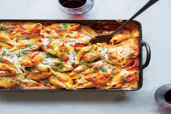 Pork and Ricotta Stuffed Jumbo Shells