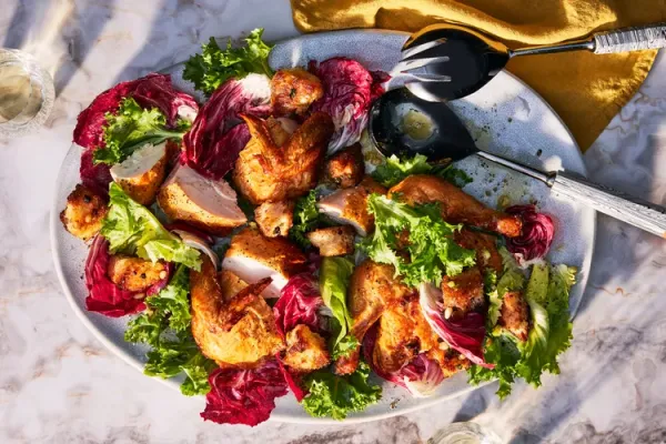 Zuni Chicken Roast Chicken with Bread Salad