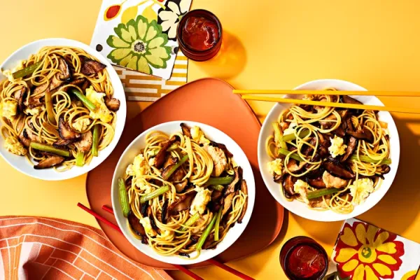 Chicken Spaghetti Lo Mein