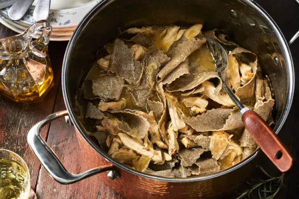 Buckwheat Blecs with Chicken and Rosemary