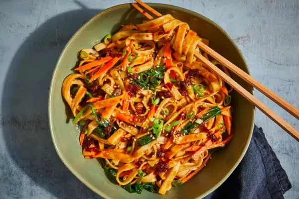Chile Crisp Sesame Noodles